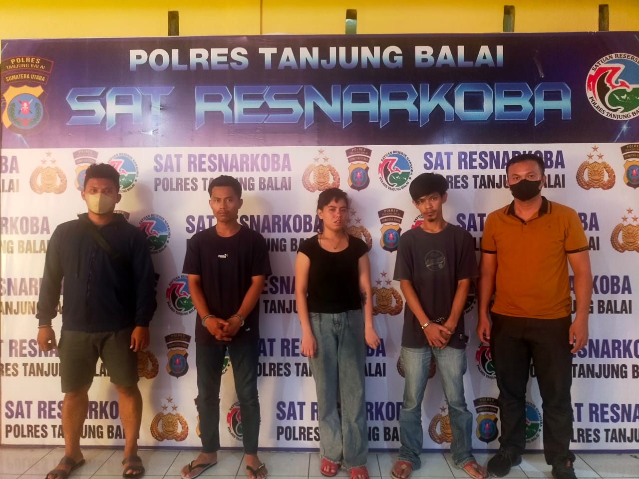 Usai Transaksi Di Sebuah Hotel, 3 Orang Diamankan Satres Narkoba Polres Tanjungbalai