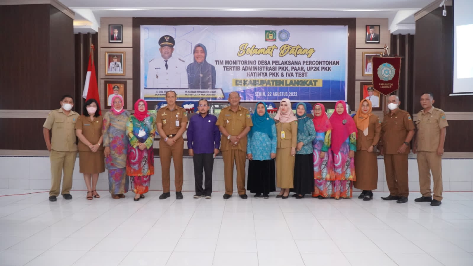 Tim Monitoring PKK Provsu Lakukan Pembinaan, PKK Langkat Diharapkan Masuk Nominasi