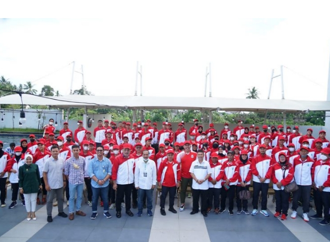 Optimis Kembali Raih Juara Umum POPDA Babel 2022, Bang Molen Lepas Kontingen Pangkalpinang 135 Orang