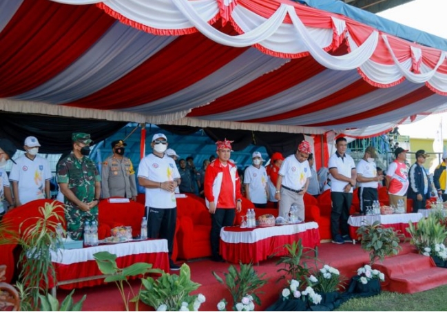 Walikota Pangkalpinang Maulan Aklil Buka POPDA Babel 2022