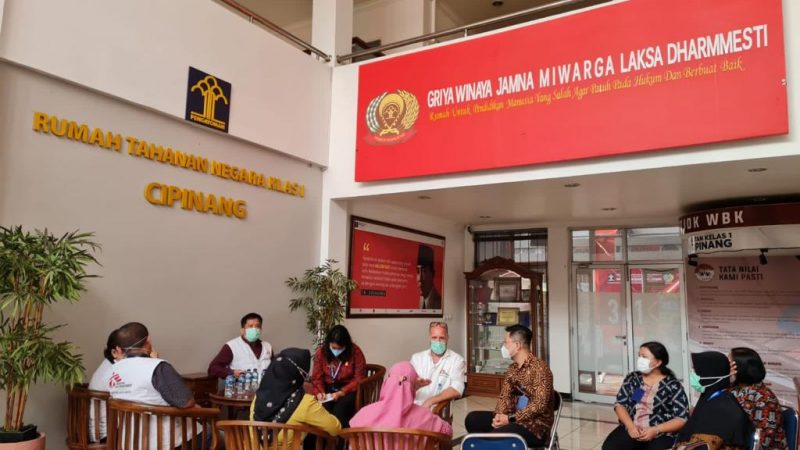 Jalin Kerja Sama Di Bidang Perawatan Kesehatan WBP, Divisi Pemasyarakatan  DKI Jakarta dan Tim MSF Kunjungi Rutan Cipinang