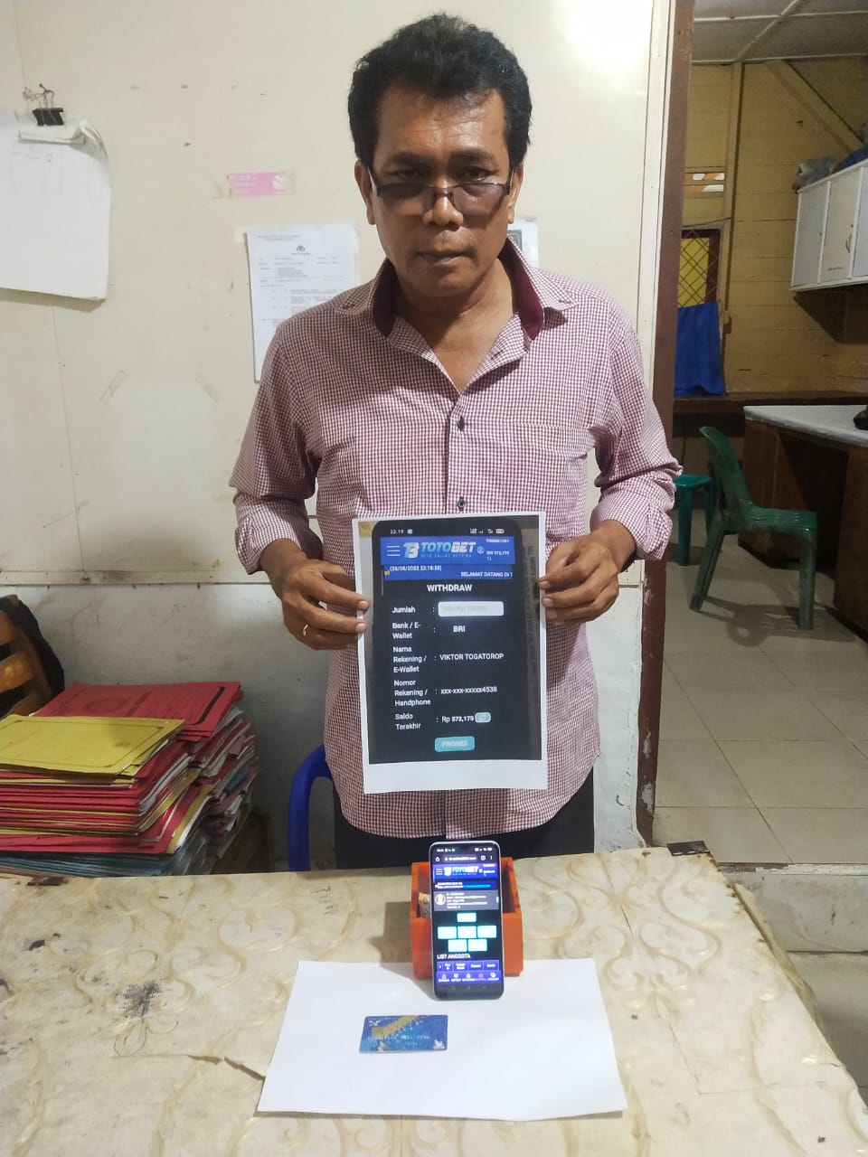Berantas Judi Sampai Keakar-Akarnya Polres Simalungun Melalui Polsek Bangun Amankan Pelaku Judi Online