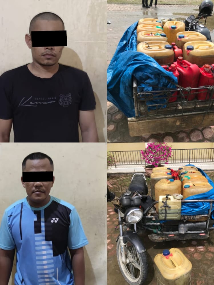 Polres Aceh Tamiang Tangkap Pengangkut BBM Subsidi di Dua Lokasi