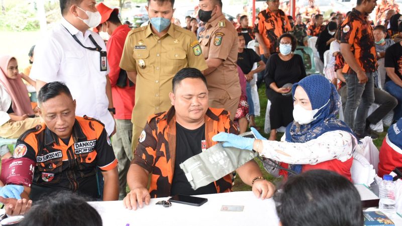 Pemkab Sergai, BINDA, dan Ormas Kolaborasi Gelar Vaksinasi