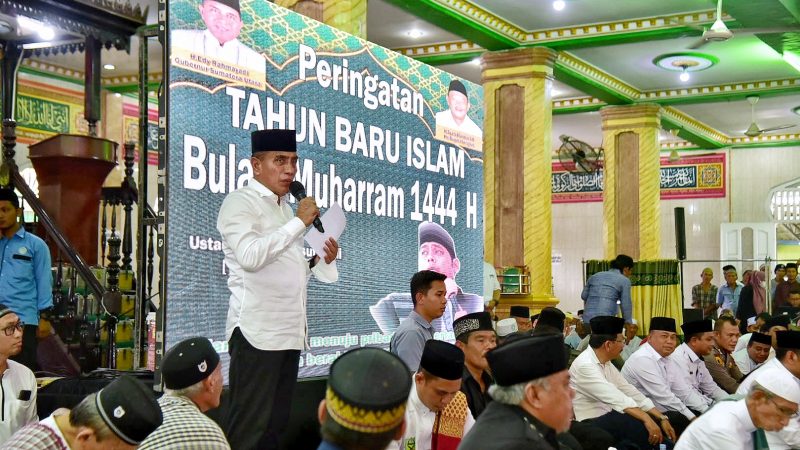 Tablig Akbar di Masjid Raya Berandan, Edy Rahmayadi Sampaikan Tentang Kekuatan Doa untuk Membangun Sumut