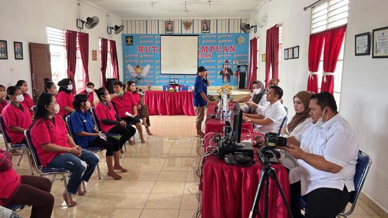 Disdukcapil Medan dan Rutan Perempuan Kelas II Tanjung Gusta lakukan Pemadanan dan Pendataan NIK Warga Binaan