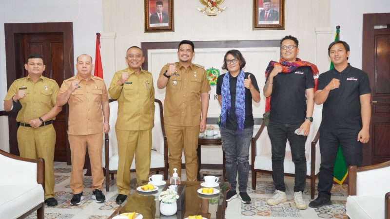 Bobby Nasution Ajak Viky Sianipar Kolaborasi Bangkitkan Anak Muda Medan 