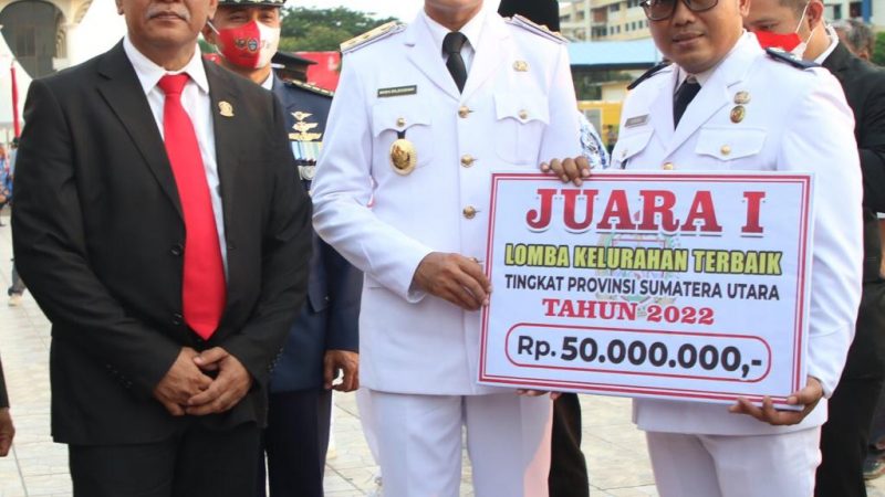 Dengan Dukungan dan Bimbingan Bobby Nasution, Tanjung Mulia Hilir Terpilih Jadi Kelurahan Terbaik di Sumatra Utara