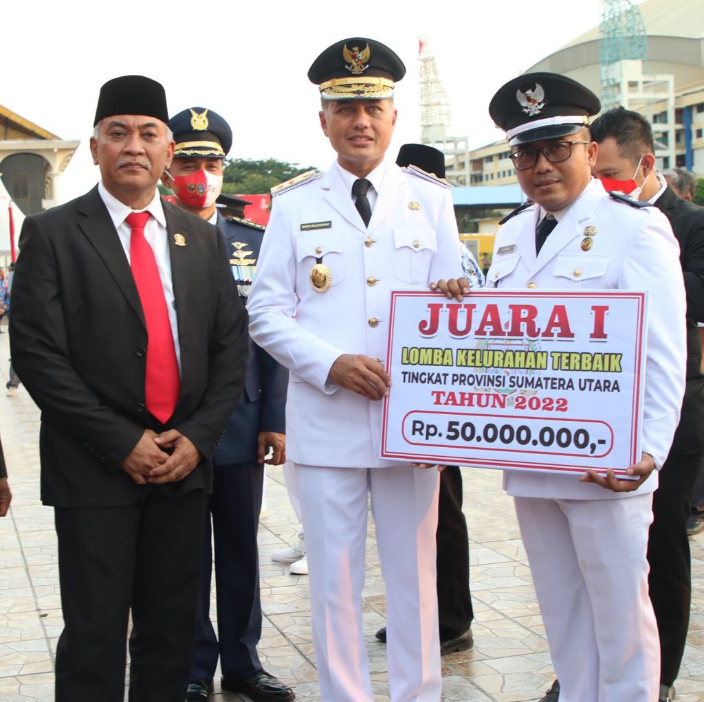 Dengan Dukungan dan Bimbingan Bobby Nasution, Tanjung Mulia Hilir Terpilih Jadi Kelurahan Terbaik di Sumatra Utara