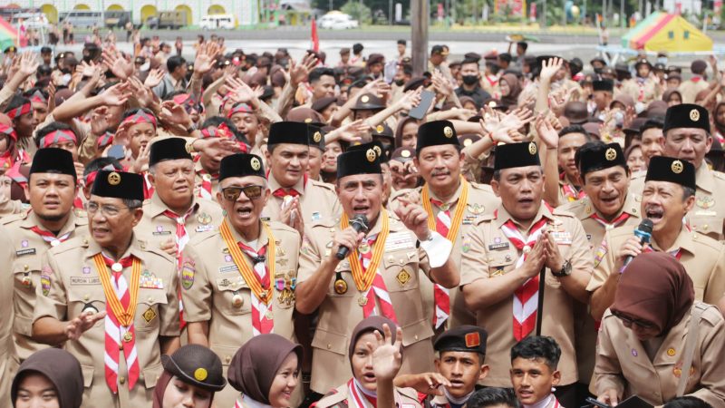 Hari Pramuka ke-61 Edy Rahmayadi: Bumi Perkemahan Sibolangit Harus Kembali ke Pramuka