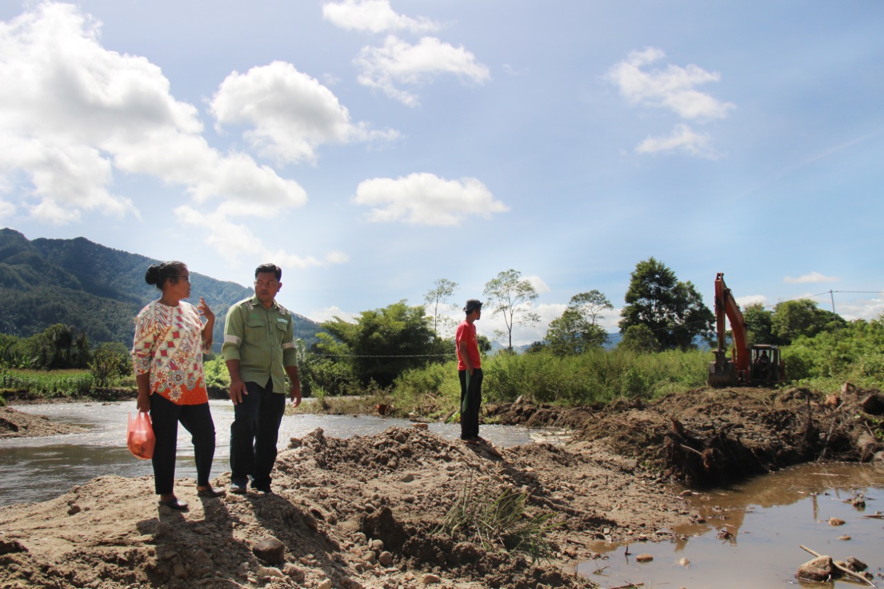 SungainAek Mandosi Meluap, TPL Lakukan Normalisasi