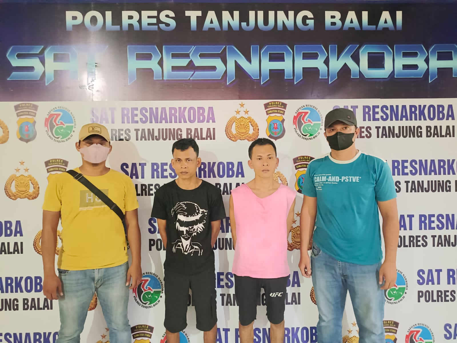 Dua Warga Asahan Bawa Narkoba Diringkus Sat Narkoba Polres Tanjung Balai