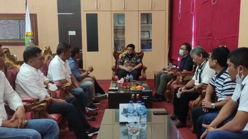 Bupati Samosir Terima Audiensi PWI Bonapasogit