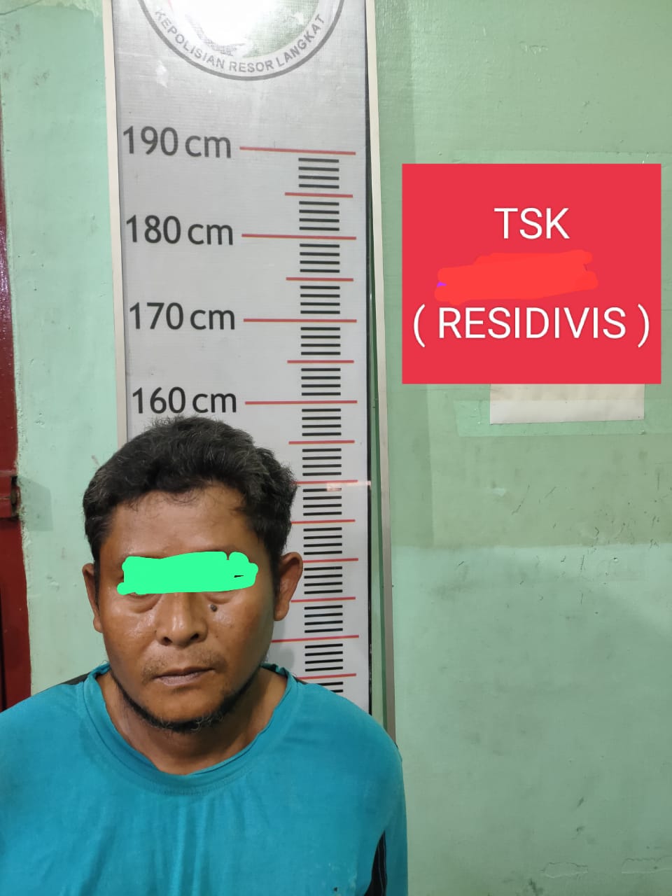Tak Jera HN (47) Residivis Warga Desa Kuala Besilam Kembali di Cokok Polisi
