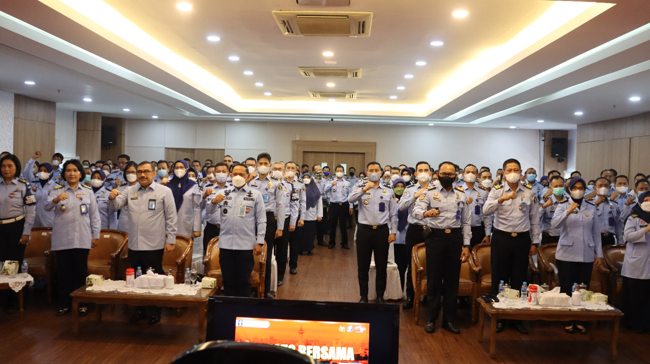 Ka.Rutan Cipinang Hadiri kegiatan Peningkatan Kapasitas SDM Dalam Pencapaian Target Kinerja Pada Kanwil Kemenkumham DKI Jakarta