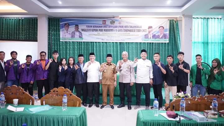 Walikota Waris Tholib Buka Sosialisasi Kerukunan Umat Beragama