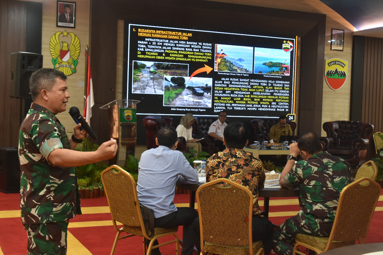 Pangdam I/BB Pimpin Rakor Penyelamatan Ekosistem Danau Toba TA 2022