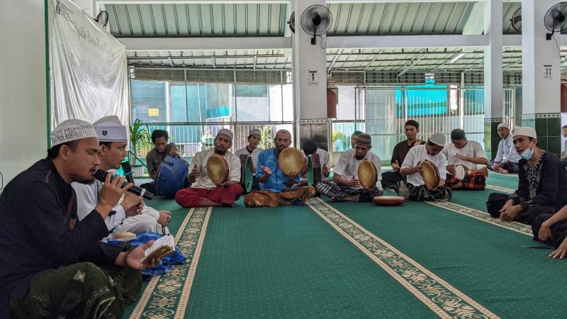 Rutan Cipinang Kanwil Kemenkumham DKI Jakarta Bekali Warga Binaan Dengan Latihan Musik Hadroh