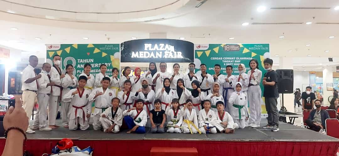 Bobby Zulkarnain Buka Kejuaraan Taekwondo Honda Premium Matic Day di Plaza Medan Fair