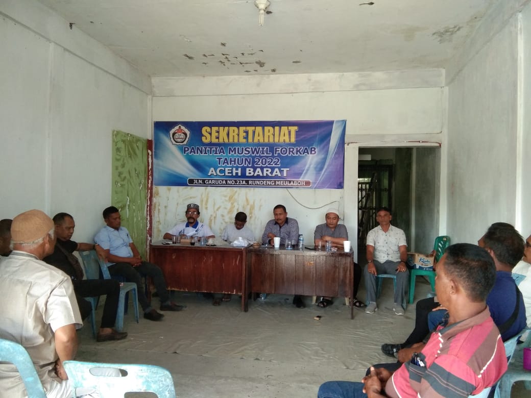Ketua DPP Forkab Aceh kukuhkan panitia Muswil Forkab Aceh Barat