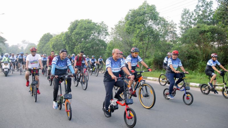 Walikota Pangkalpinang Ikut Semarakkan Gowes Go Green Bangka 2022