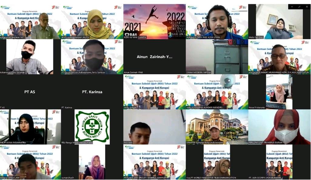 BPJAMSOSTEK Lhokseumawe Berikan Penyuluhan Anti Korupsi Kepada Para Stakeholder