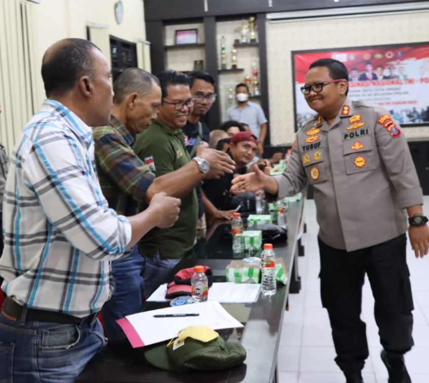 Kapolres Tanjungbalai Silaturahmi Dan Ramah Tamah Bersama Wartawan Kota Tanjungbalai