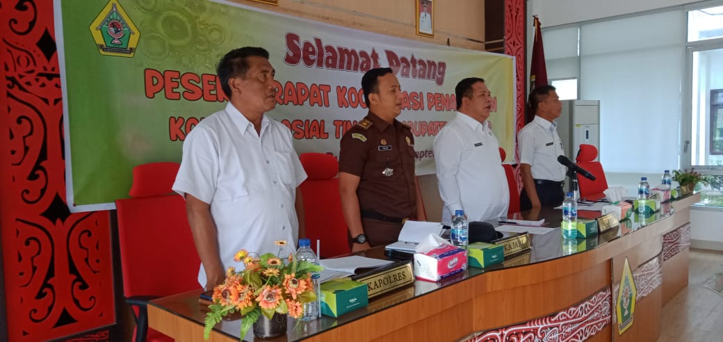 Kesbangpol Samosir Gelar Rakor Tim Terpadu Penanganan Konflik Sosial.
