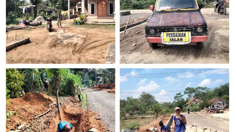 Tak Ada Base Camp Pelaksanaan Proyek Peningkatan Jalan Lingkungan Tiyuh Kibang Budi Jaya Tahun 2022 Diduga Berlumur Masalah