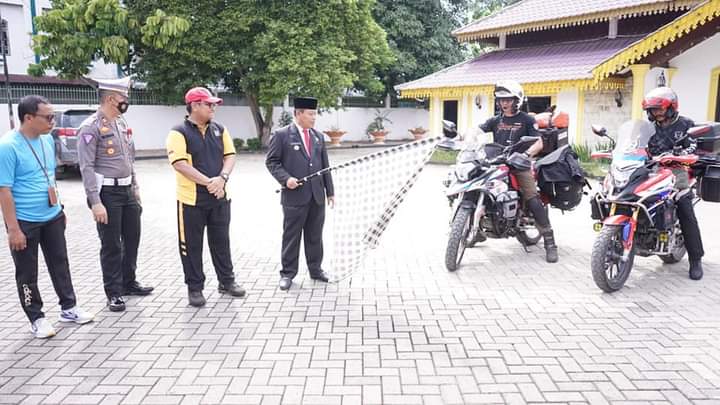 Walikota Tanjungbalai Lepas Bikers Mahong & Dentist On Road Tour To Asean