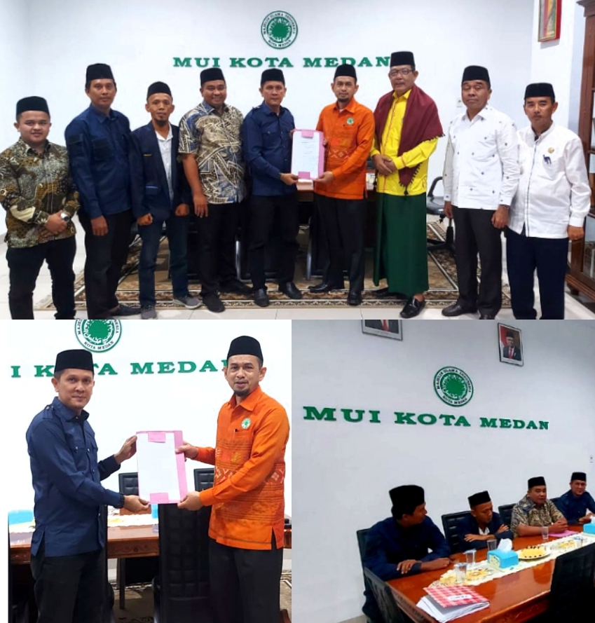 Pimpinan Daerah IKA BKPRMI Audensi Ke MUI Kota Medan
