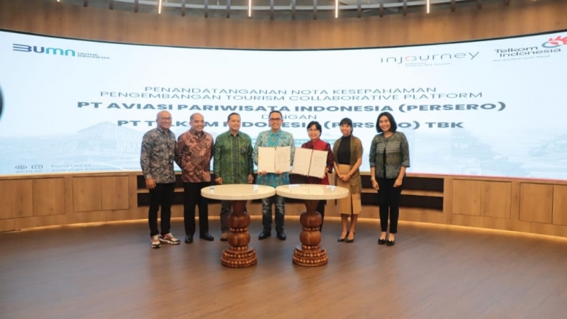 PT Telkom dan Injourney Kembangkan Tourism Collaborative Platform.
