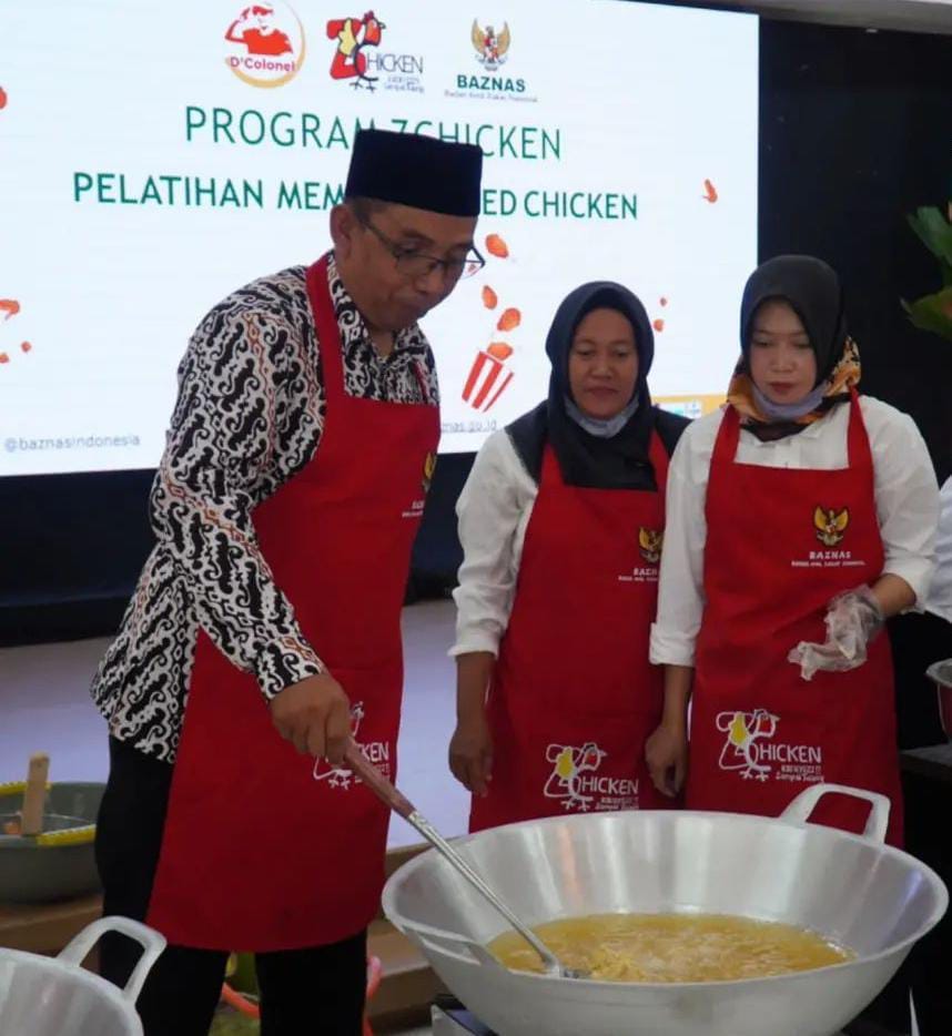 Badan Amil Zakat Nasional Kendal, Berikan Pelatihan Z-Chiken Kepada 30 Penerima Zakat