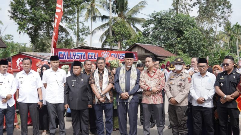 Diresmikan Gubernur Mahyeldi, Lubuak Batingkok Yang Pertama di Sumatera Gunakan Aplikasi Simpeldesa