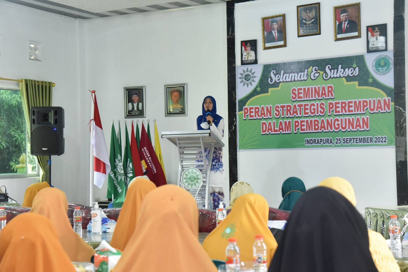 Ny. Maya Indriasari Zahir Menghadiri Seminar Peran Strategis Perempuan dalam Pembangunan