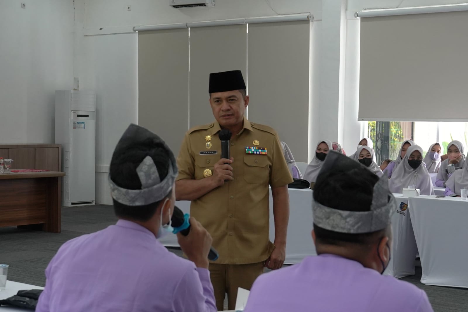 Zahir Lepas Kafilah untuk Festival Seni dan Qasidah Tingkat Provsu Tahun 2022