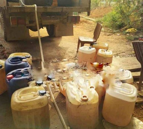 Polres Inhu Ringkus Pelaku Penimbunan Solar Serta Karyawan SPBU