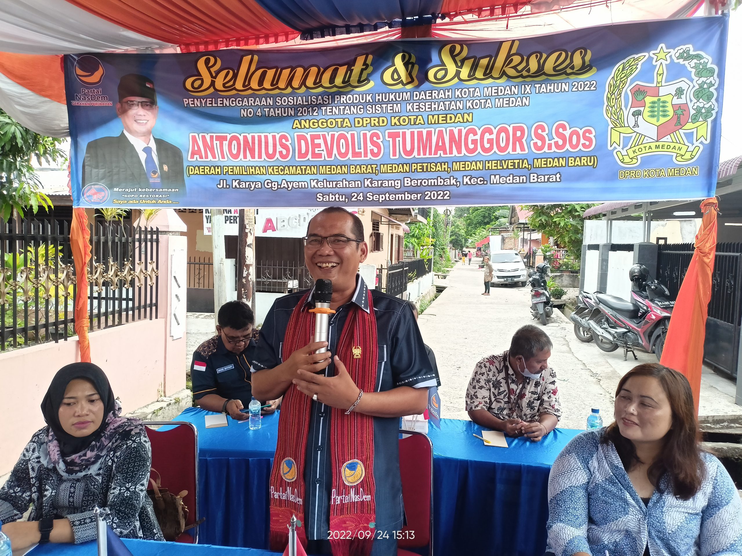 Antonius Tumanggor: Mari Jaga Kesehatan, Jika Kita Sehat Tentunya Mencari Nafkah Lebih Semangat