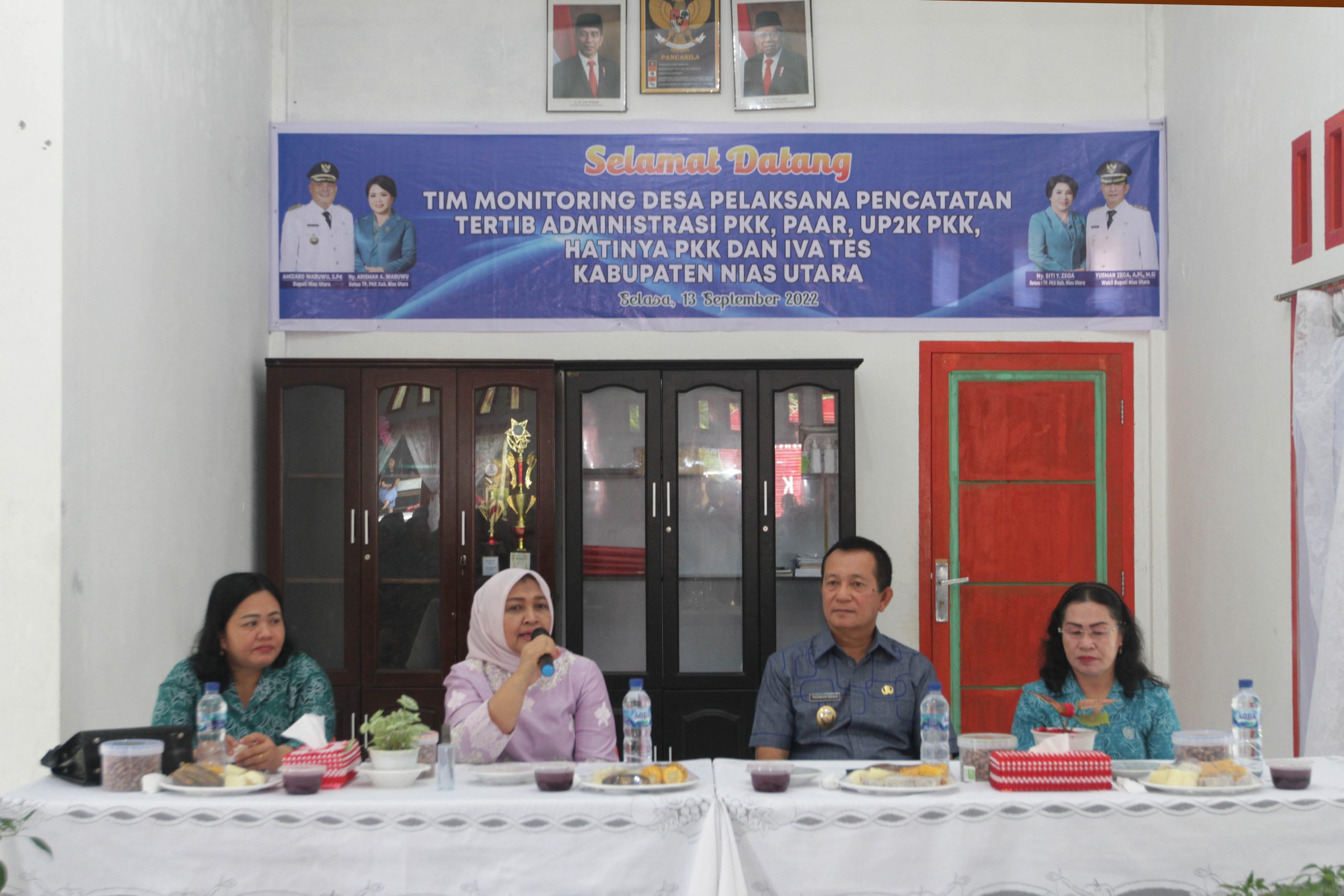 Monitoring ke Nias Utara, Nawal Lubis Ajak Implementasikan Mars PKK