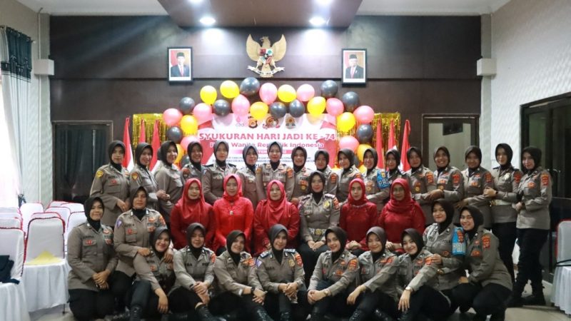 Kapolres Lhokseumawe Berikan Ucapan HUT Polwan Ke-74 Kepada Srikandi Polwan Polres Lhokseumawe