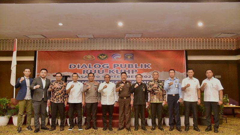Buka Dialog Publik RUU KUHP Edy Rahmayadi Sepakat KUHP Diperbarui
