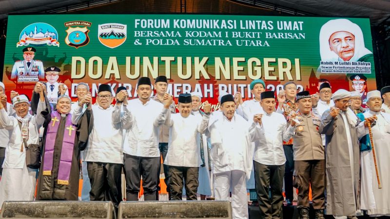 Jaga Keragaman Melalui Doa Untuk Negeri, Bobby Nasution: Saling Menghargai & Junjung Tinggi Toleransi