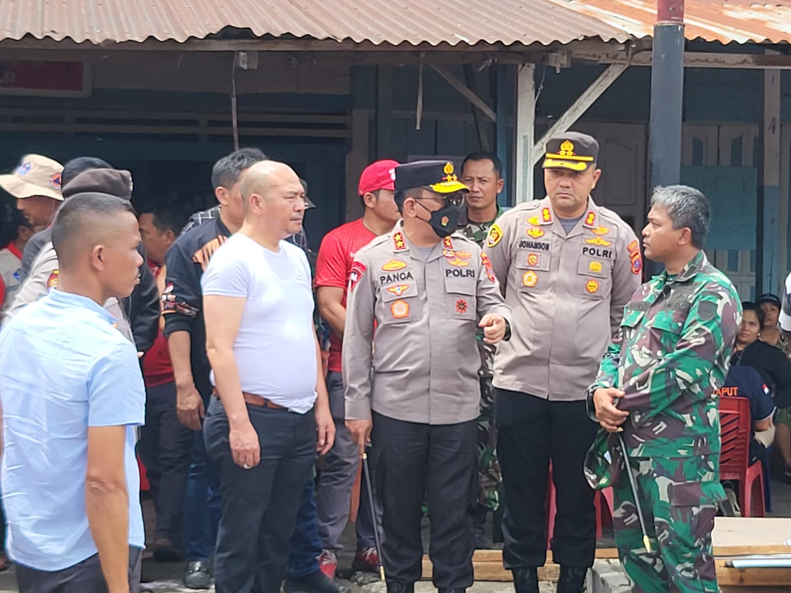 Kapolda Sumut Terbang ke Kabupaten Tapanuli Utara Pasca di Guncang Gempa Berkekuatan 6 SR