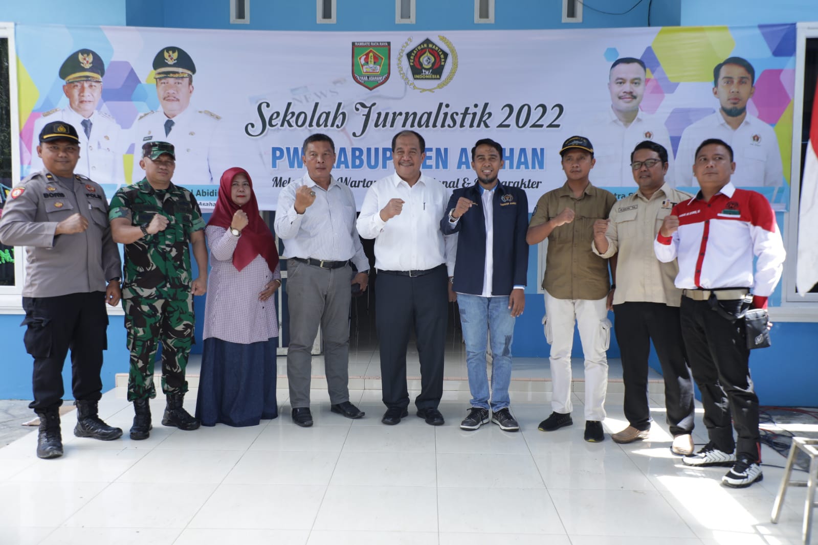 Wabup Asahan Buka Sekolah Jurnalistik 2022 PWI Asahan
