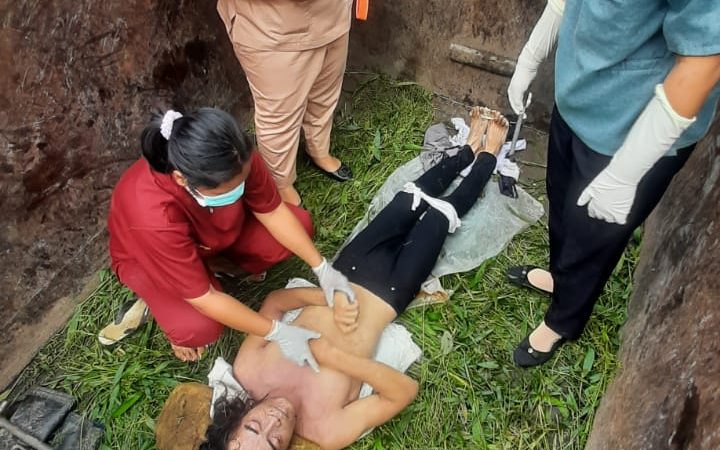 Polsek Dolok Panribuan Lakukan Olah TKP Atas Temuan Sesosok Mayat di Dusun NDK Pasar Nagori Marihat Simalungun