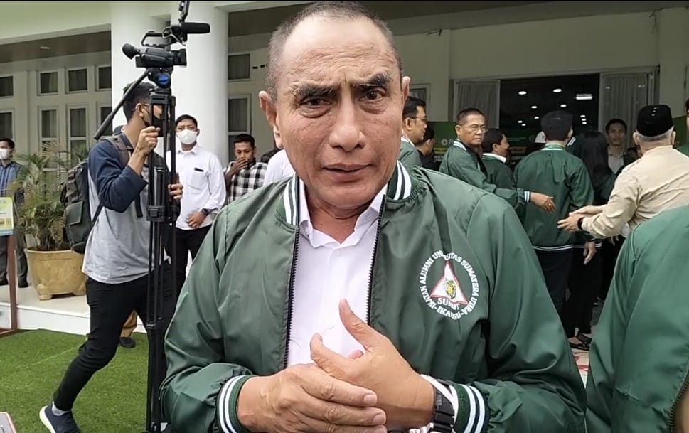Gubernur Edy Rahmayadi Terbang ke Taput Tinjau Dampak Gempa