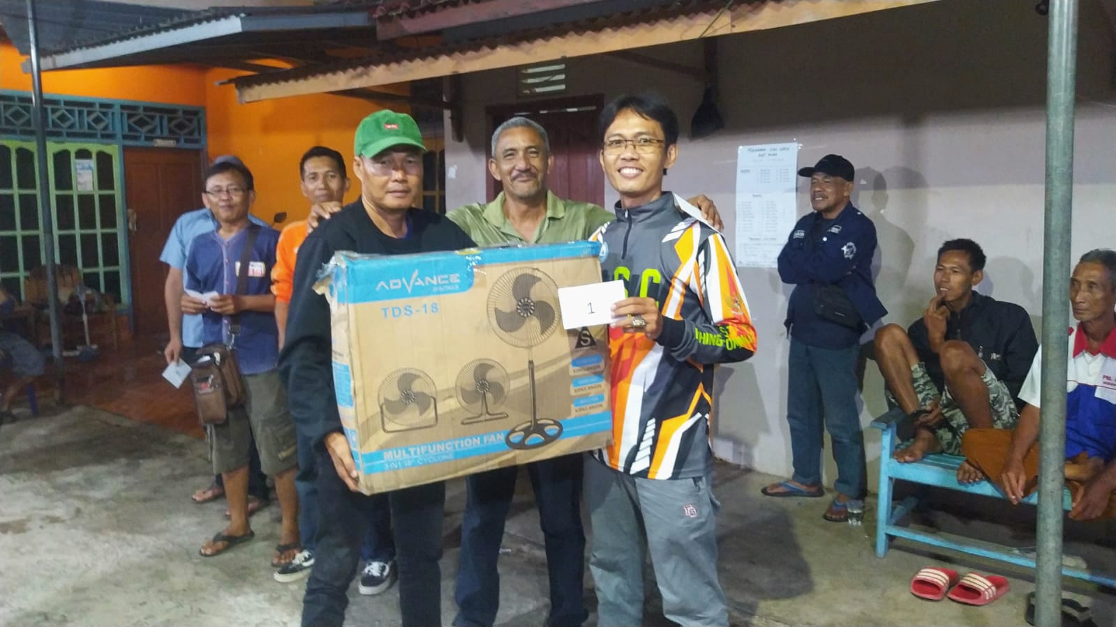 Rijal Juara Liga Gaple HUT Muba Yang ke 66
