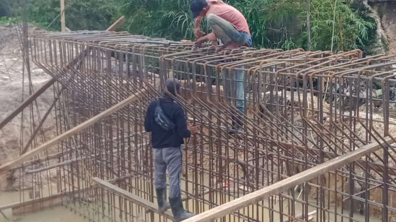 Diduga Proyek Jembatan Kebun Baru Abaikan K3 Konsultan dan Kontraktor Tutup Mata