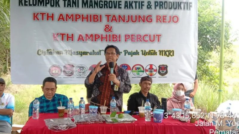 Kanwil DJP SUMUT I Bersama KTH AMPHIBI Dukung UMKM Mangrove Peduli Pajak