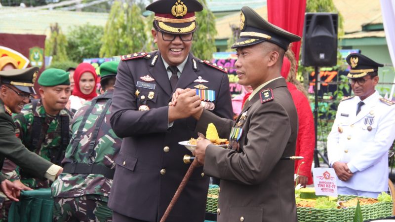 HUT TNI Yang ke-77, Polres Langsa Ucapkan Selamat